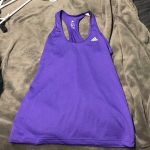 Purple Adidas Tank Top